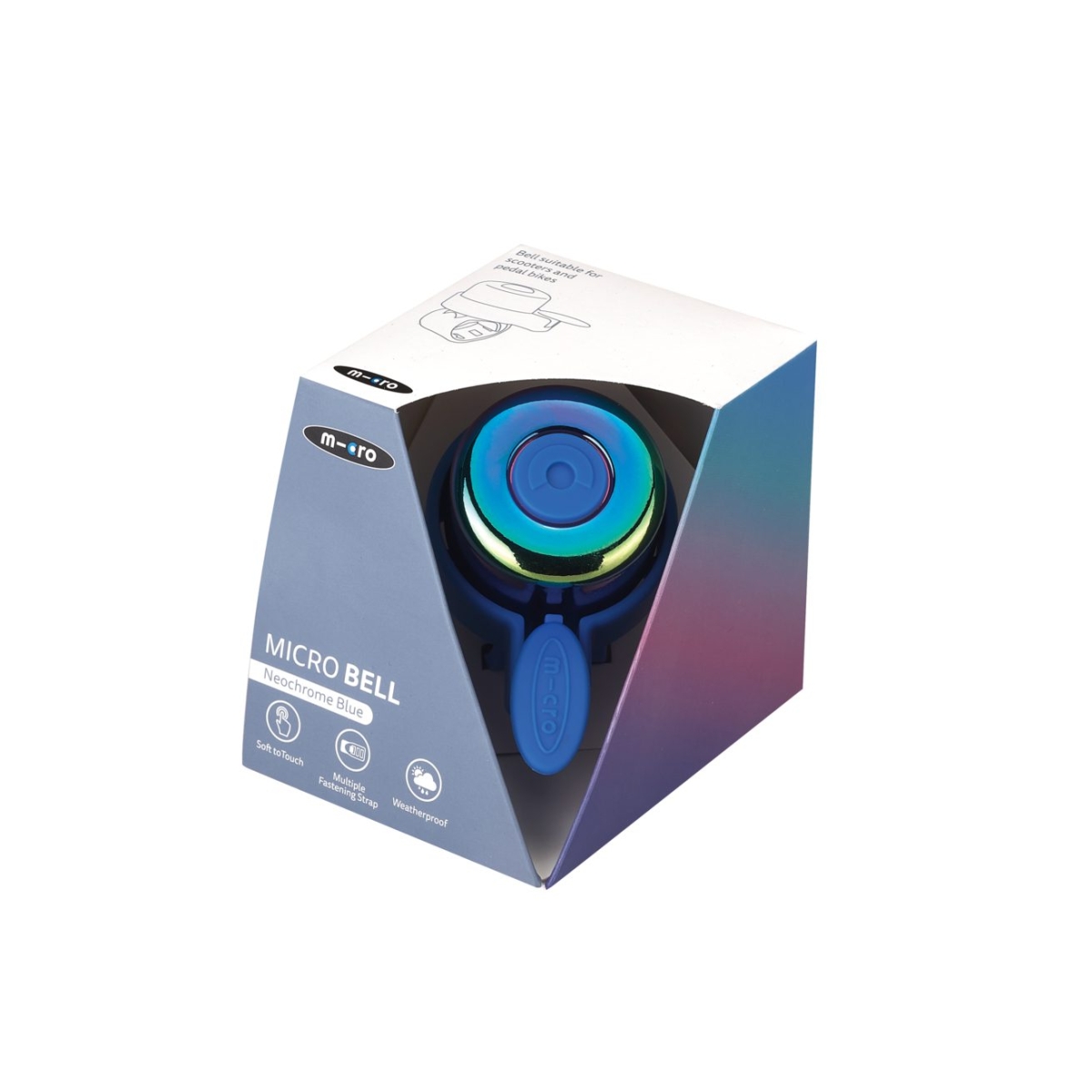 large Micro Bell Blue Neochrome