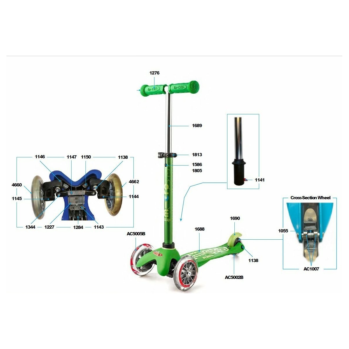Parts mini micro scooter e1710773063794