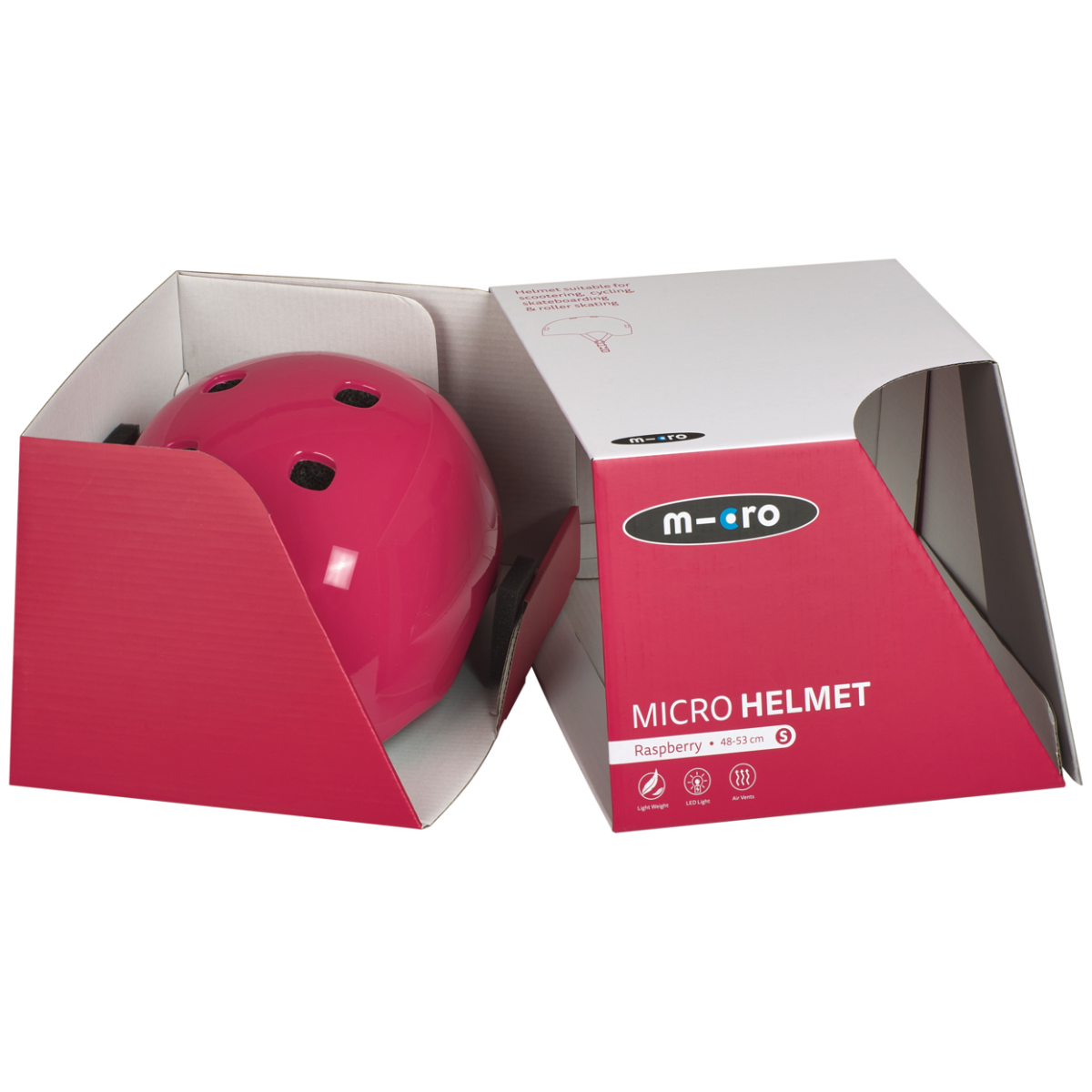large Micro Helmet Raspberry