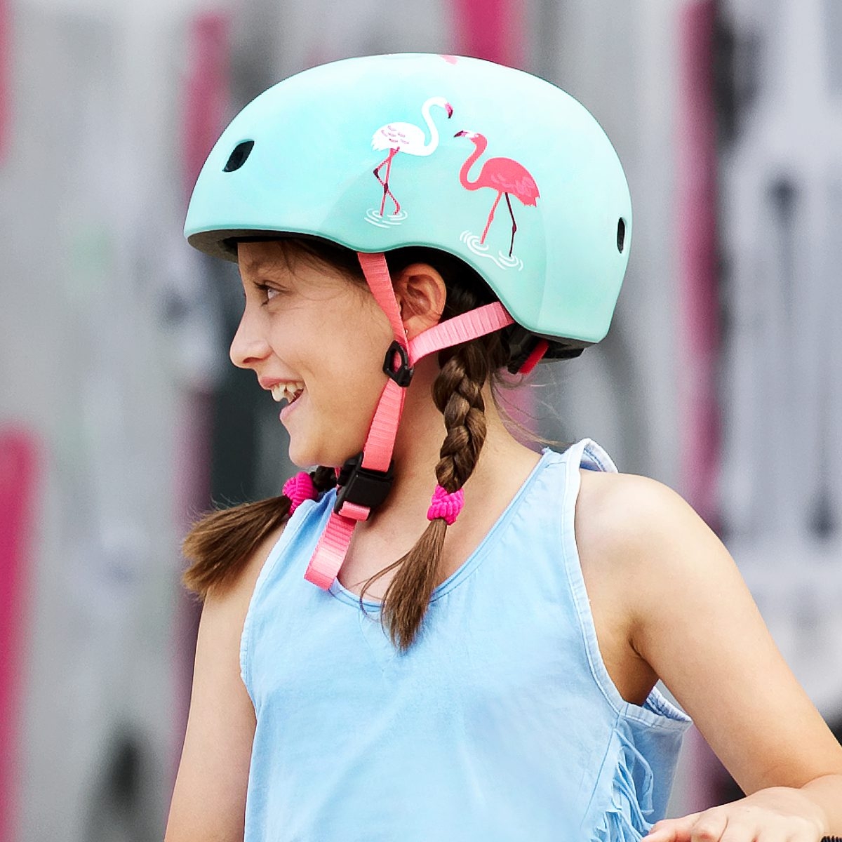 large Micro Helmet Flamingo
