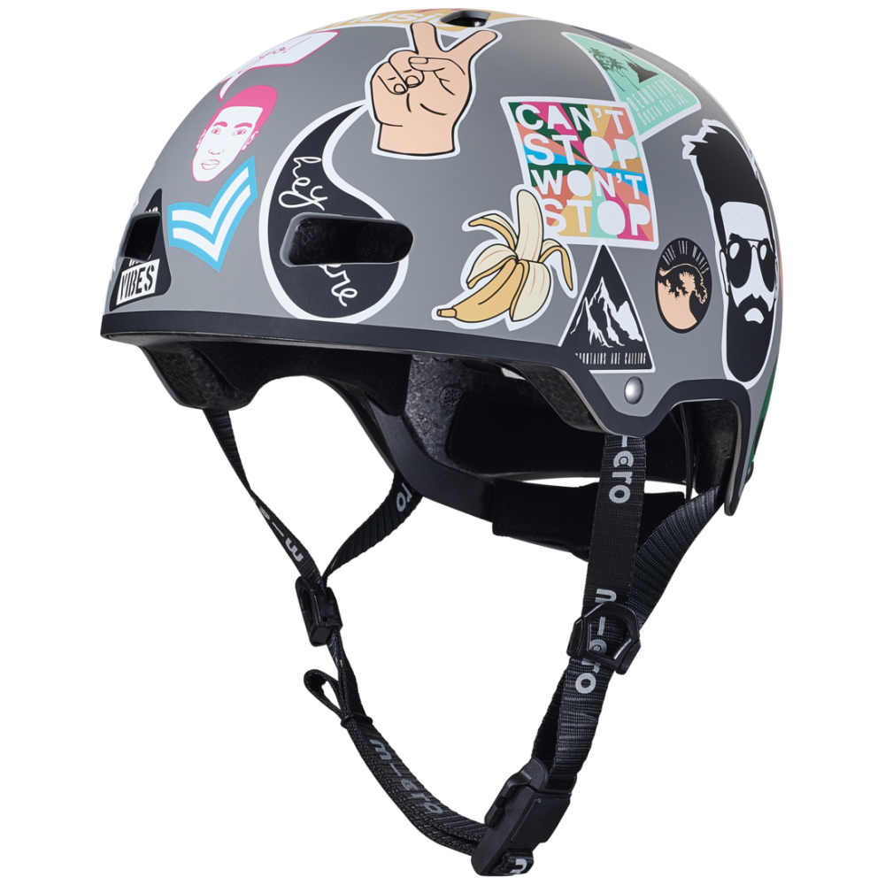 Micro Scooter Stickers Helmet for Teens and Adults
