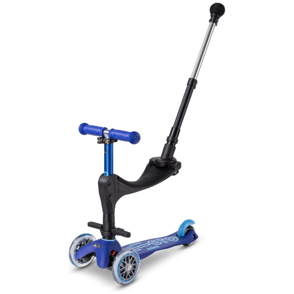 Mini 3in1 Deluxe Push Along Micro Scooter