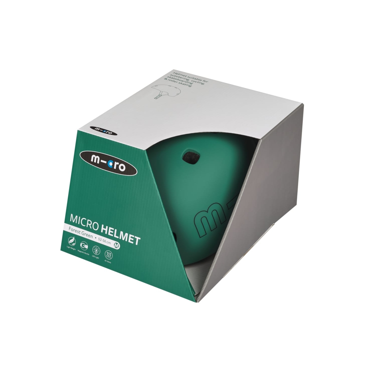 large Micro Helmet Forest Green 3
