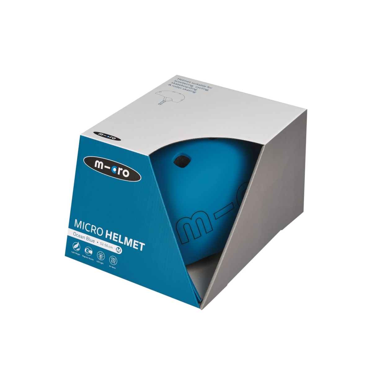 large Micro Helmet Ocean Blue 4