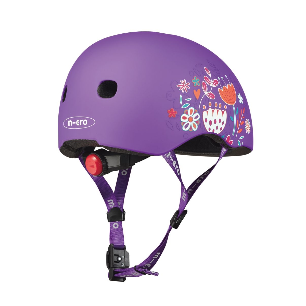 large Micro Helmet Floral Purple 1