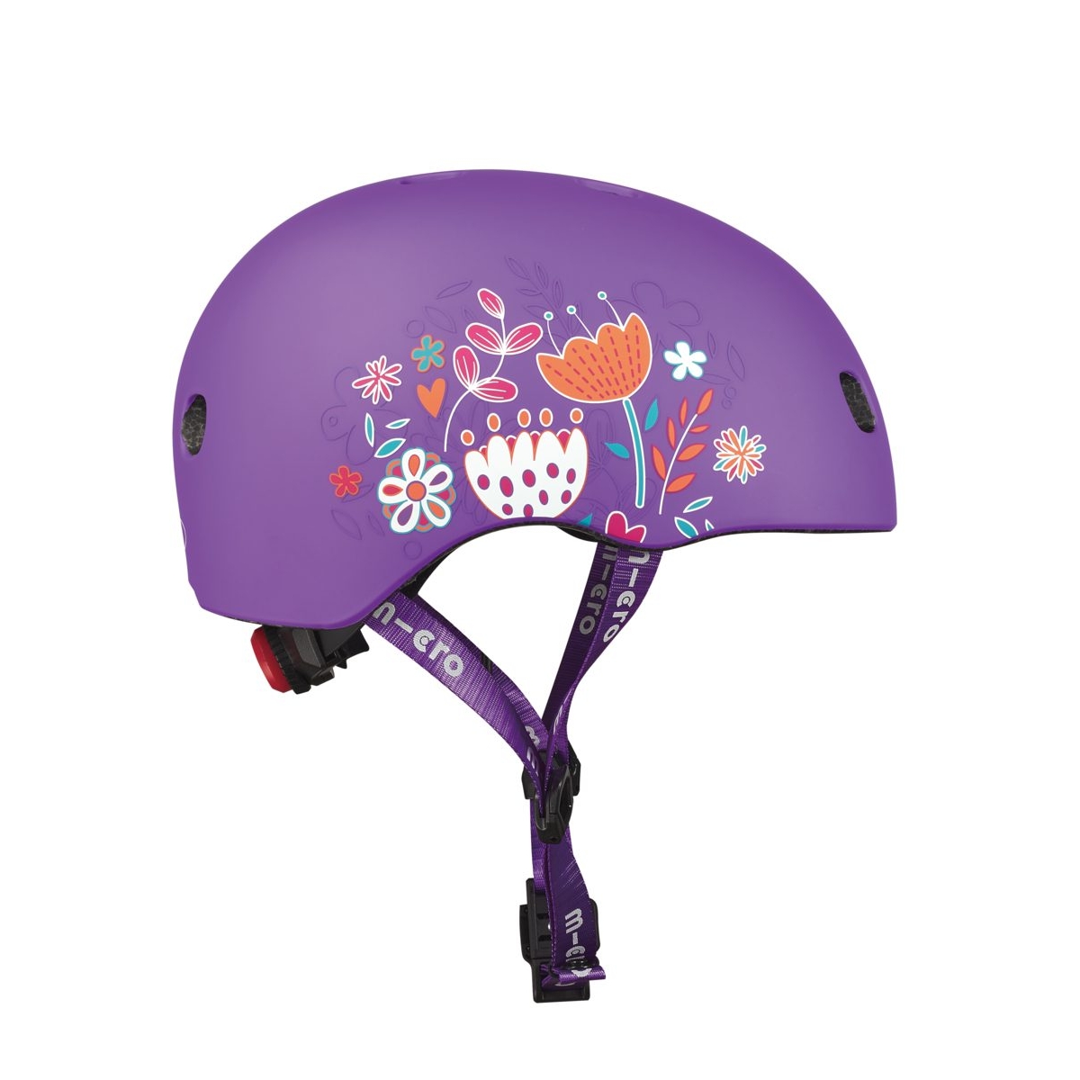 large Micro Helmet Floral Purple 3