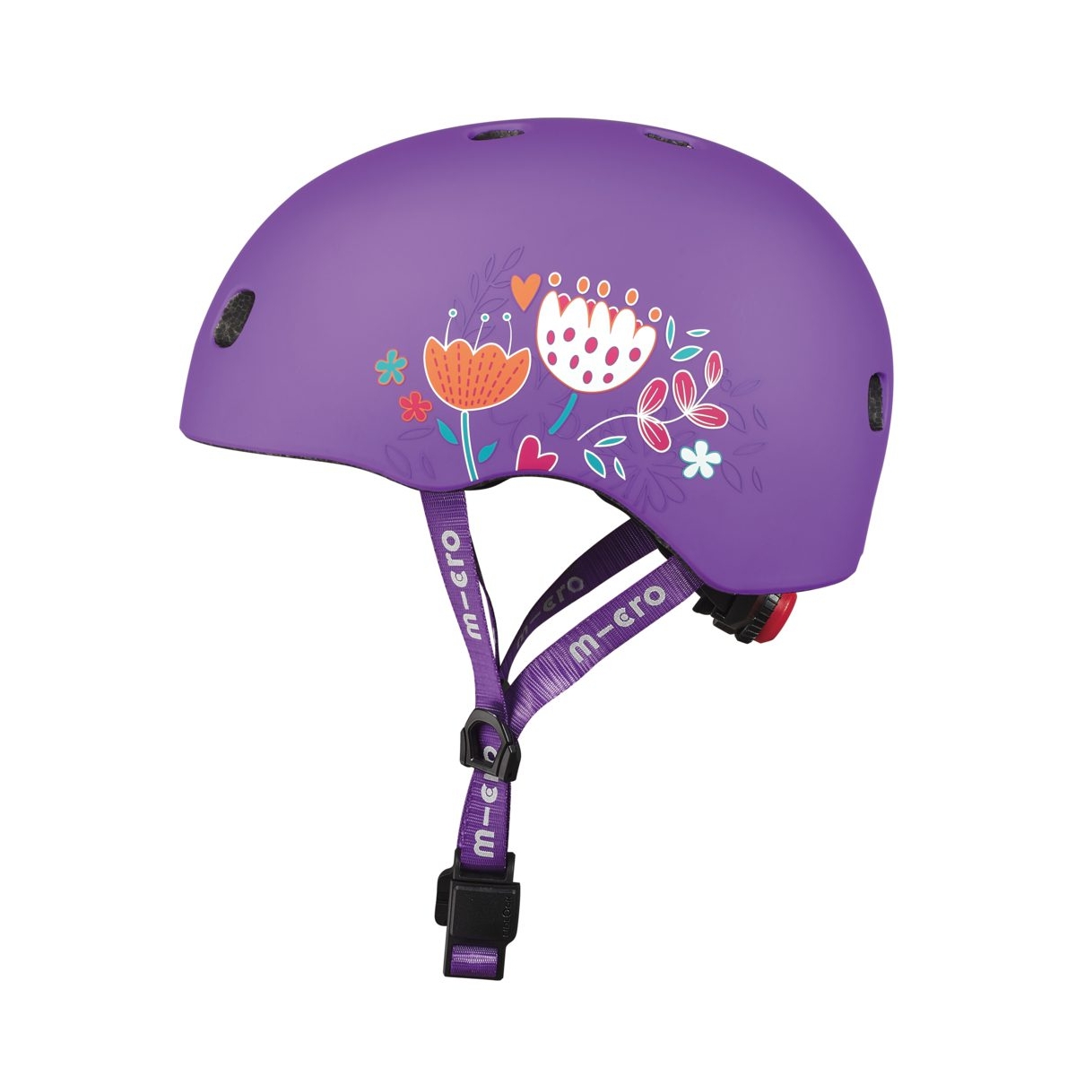 large Micro Helmet Floral Purple 5
