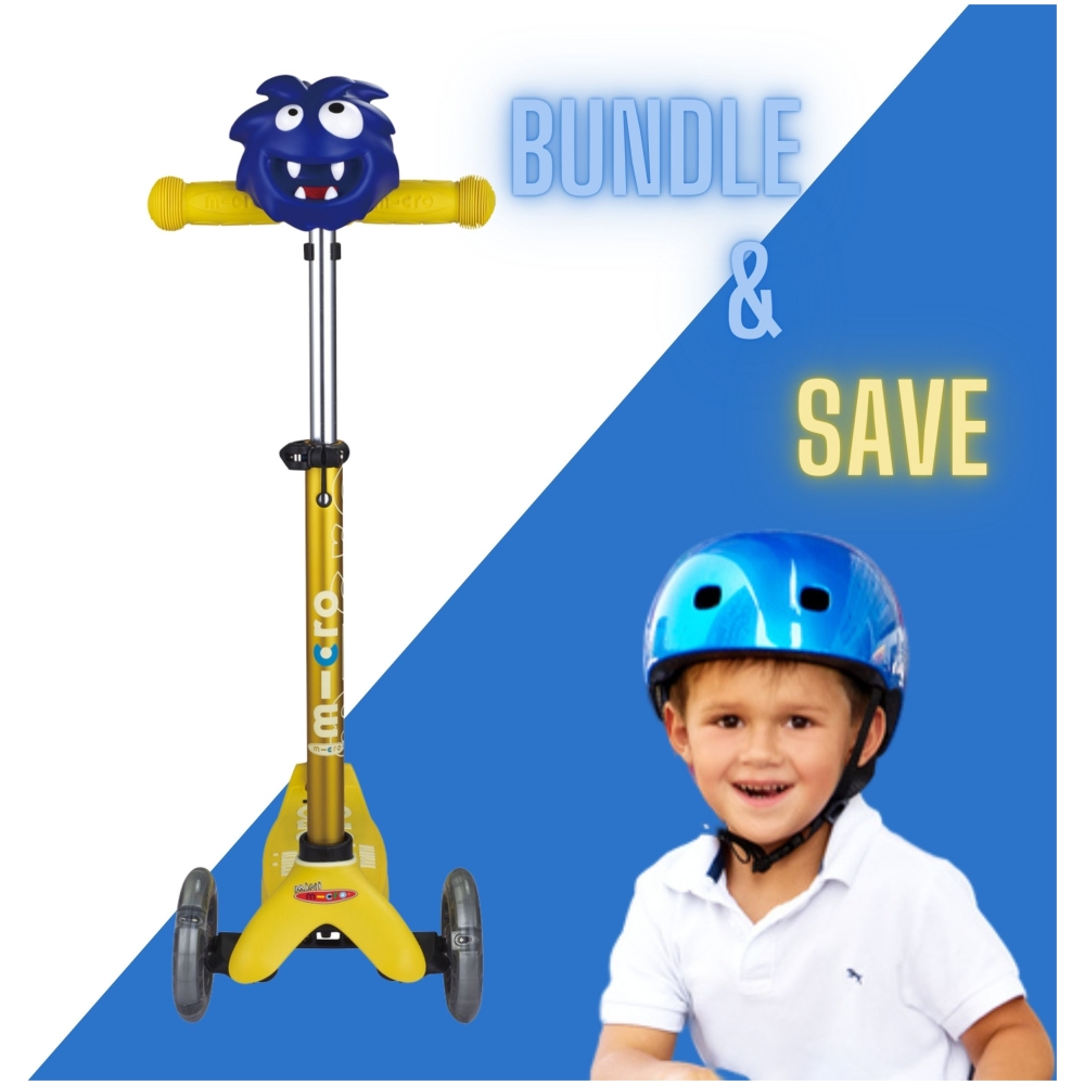 Micro Scooter Monster Mini Deluxe Bundle