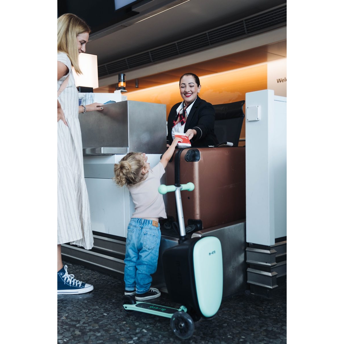 large Micro Luggage Junior Mint 1