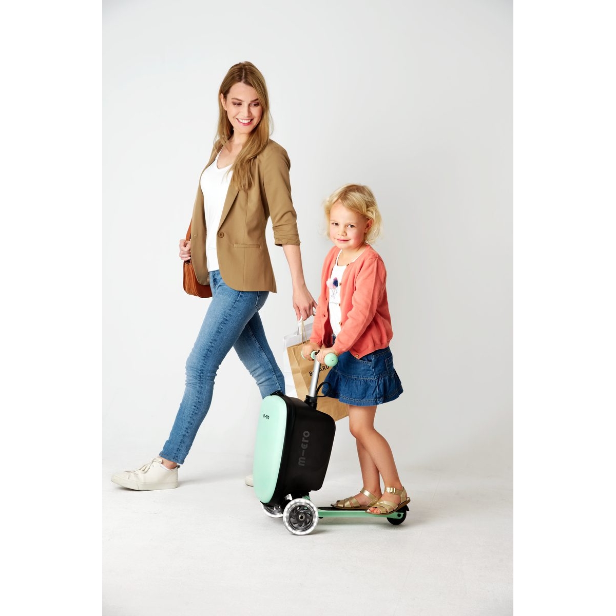 large Micro Luggage Junior Mint 2