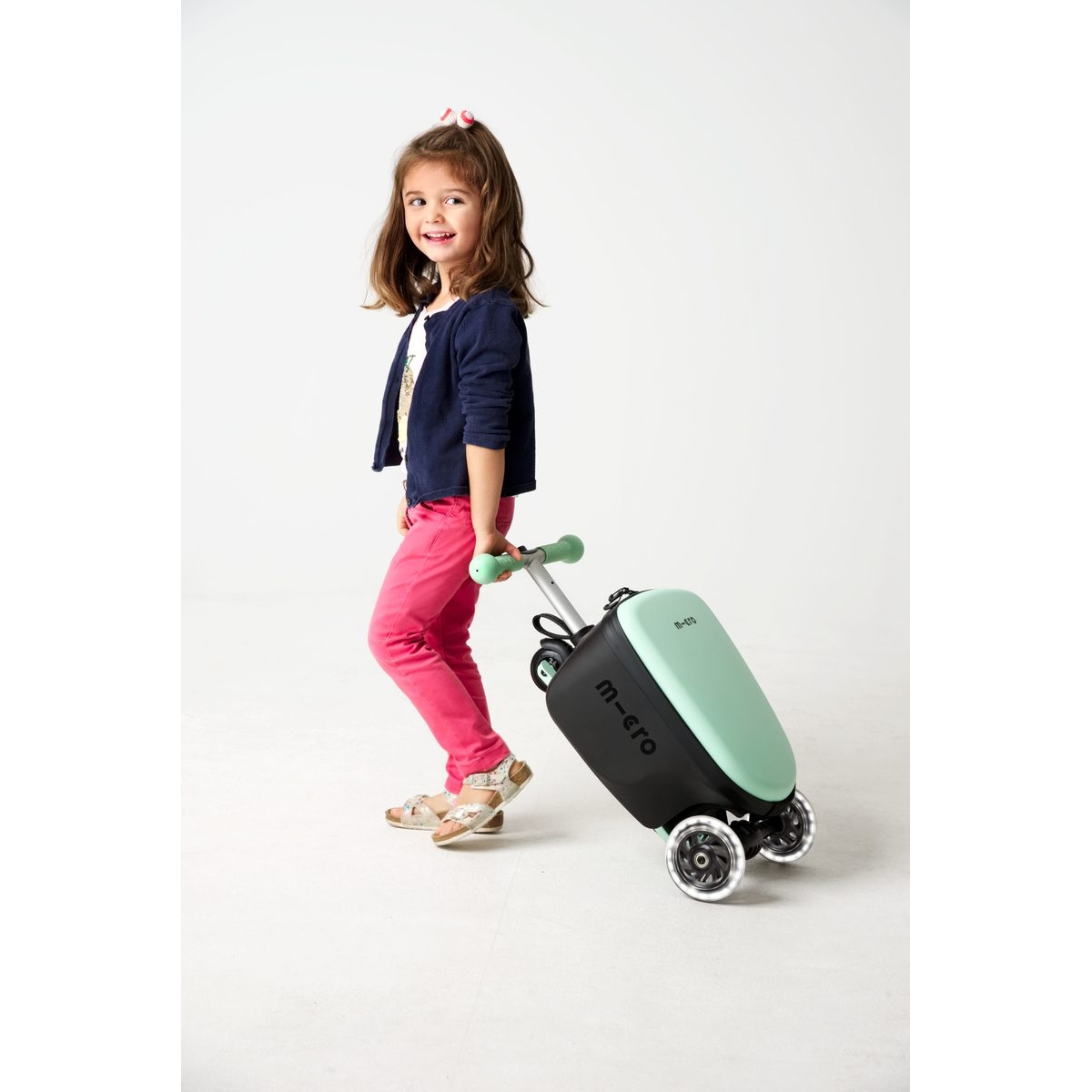 large Micro Luggage Junior Mint 4