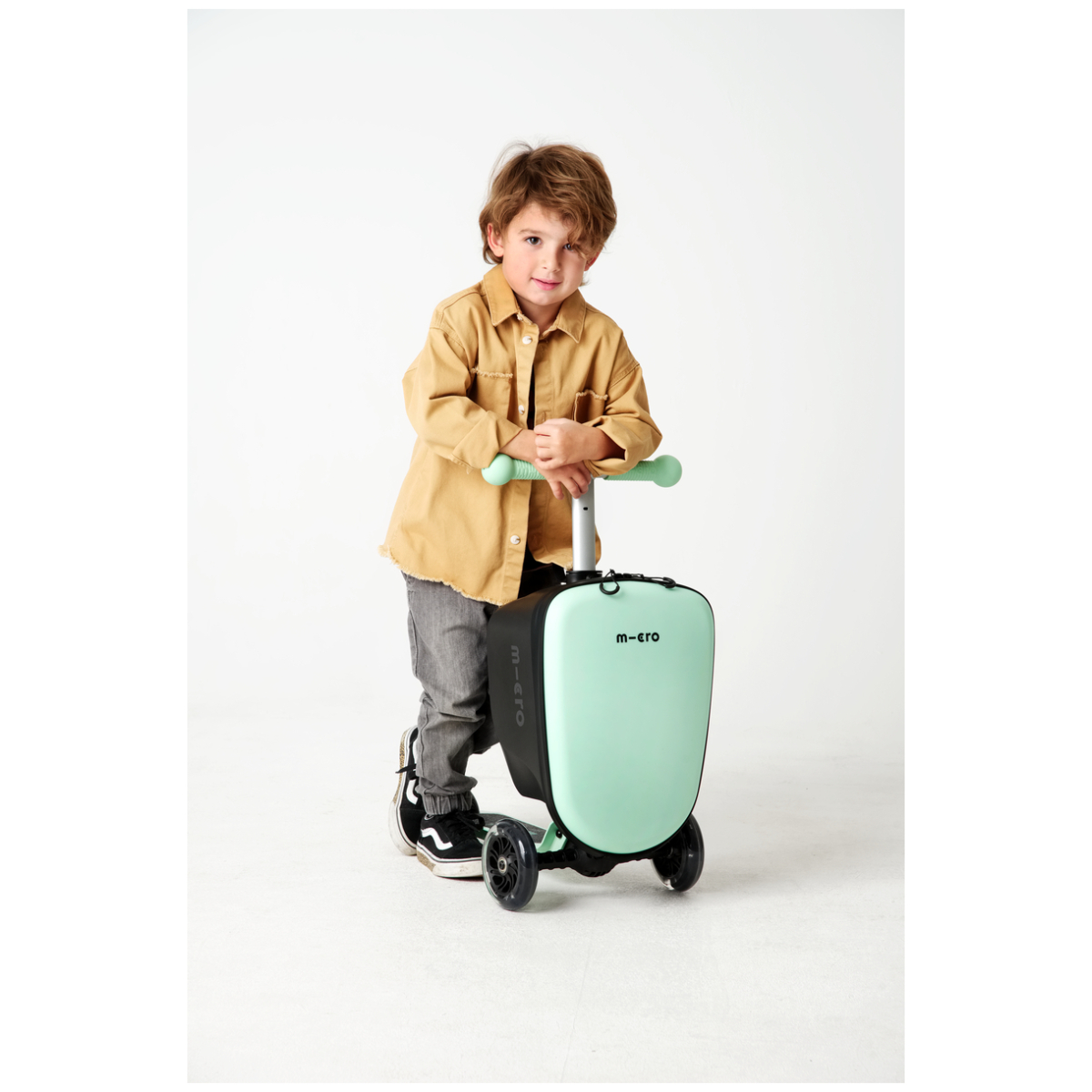 large Micro Scooter Luggage Junior Mint 5