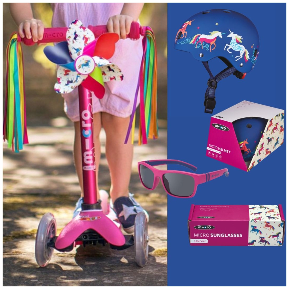 Micro Scooter Unicorn Accessory Bundle