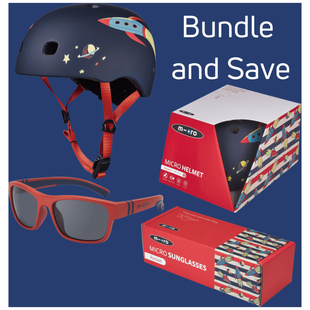 Micro Scooter Rocket Accessory Bundle Helmet and Sunglasses
