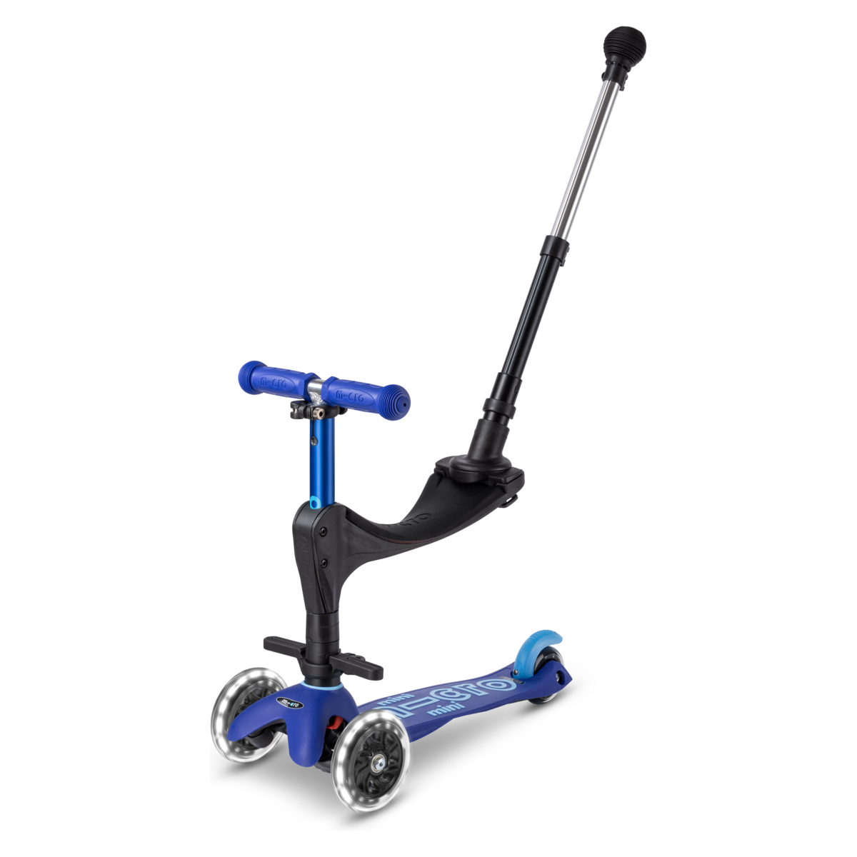 large Mini Micro 3in1 Deluxe Plus LED Blue 2