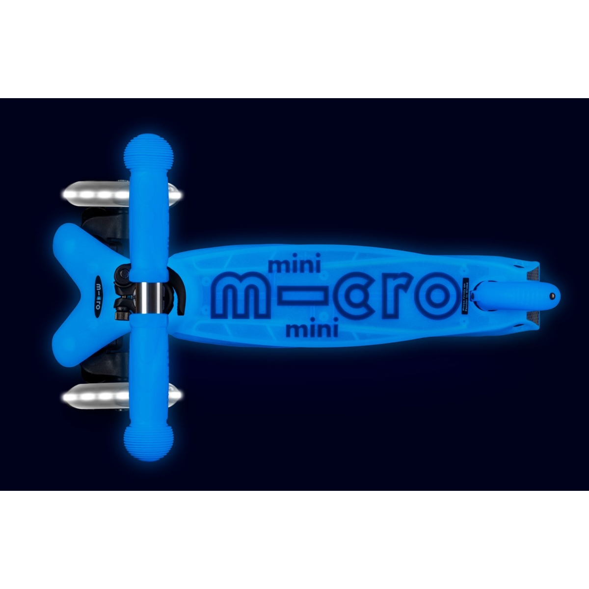 large Mini Micro Deluxe Glow LED Arctic Blue 3