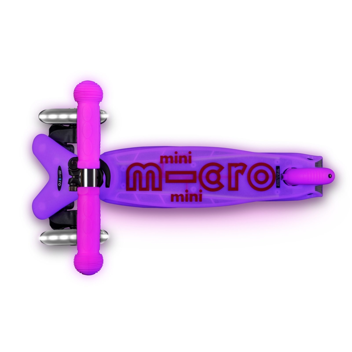 large Mini Micro Deluxe Glow LED Frosty Pink