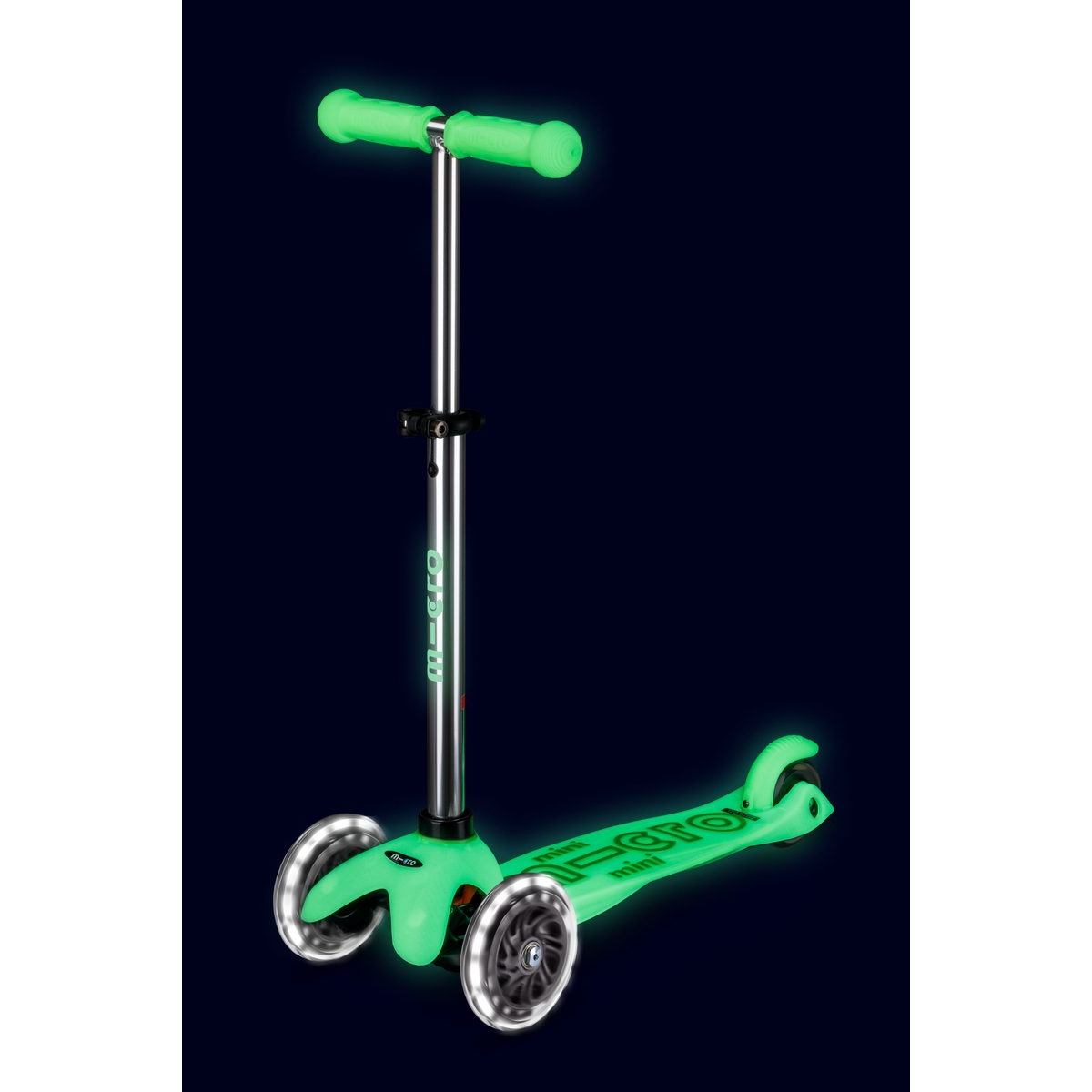 large Mini Micro Deluxe Glow LED Icy Lime 5