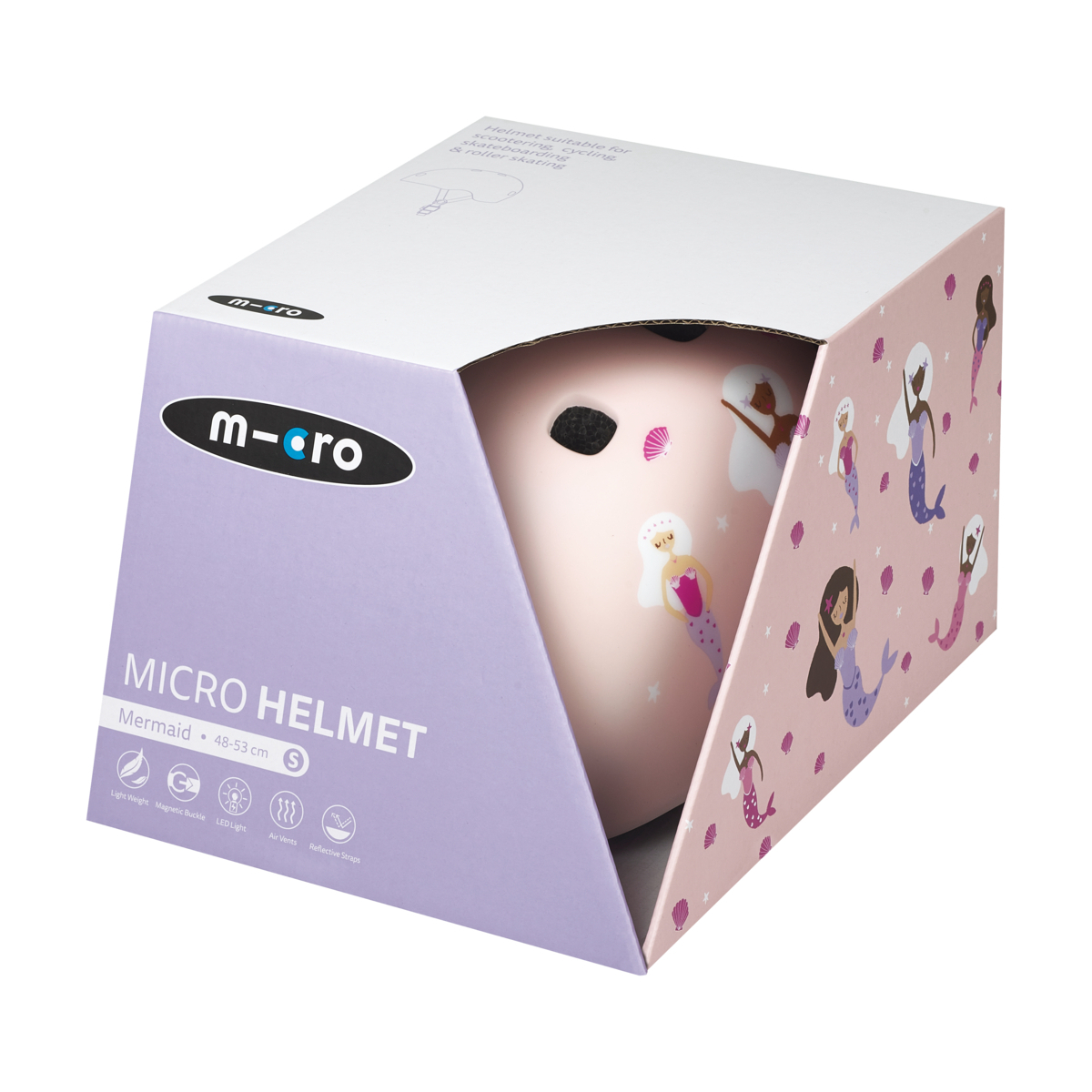 large Mermaid Helmet Colour Box 1