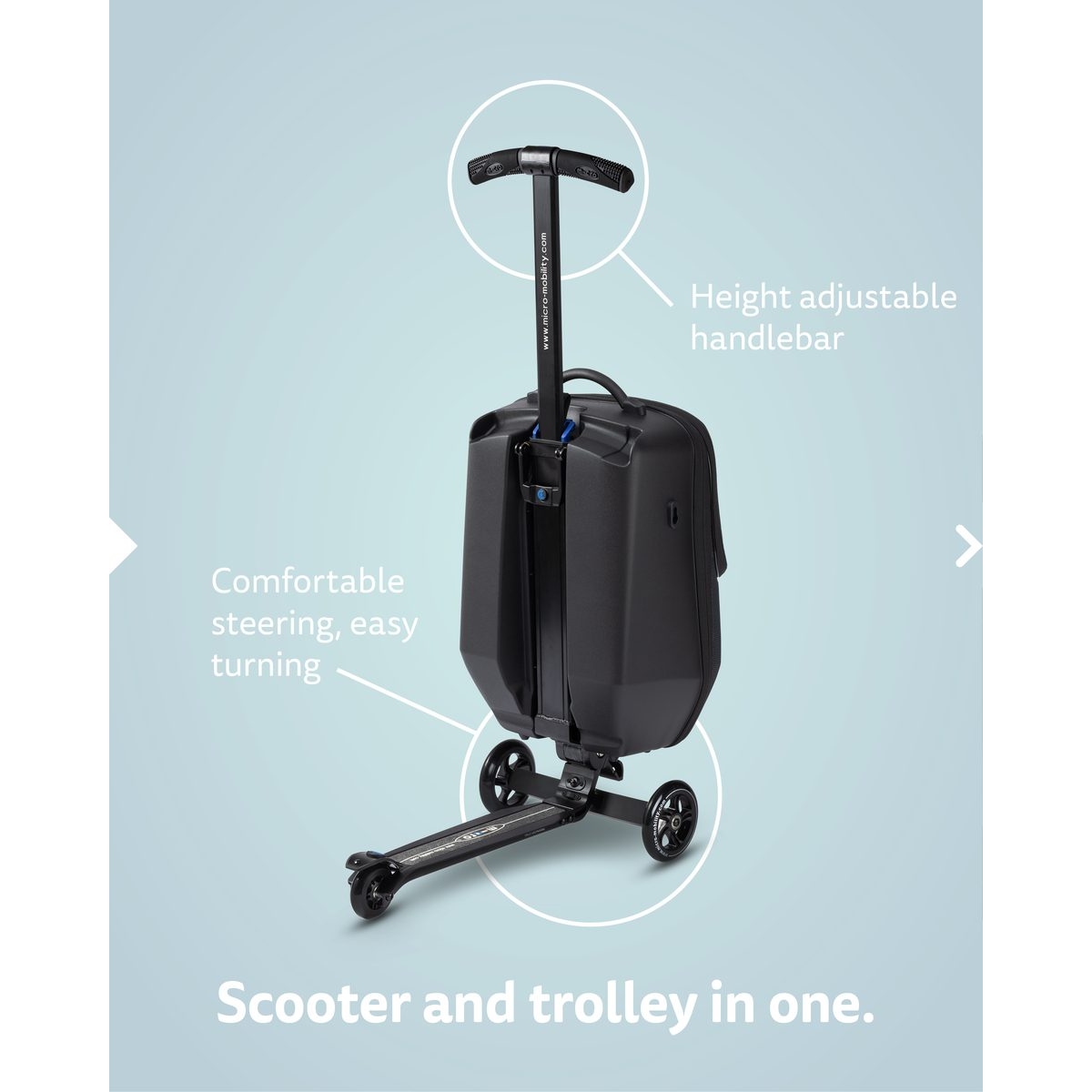 large Micro Scooter Luggage 4.0 Instagram Carousel 2
