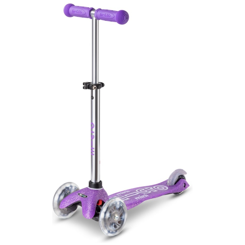 Micro Mini Deluxe Glow and Glitter Scooter