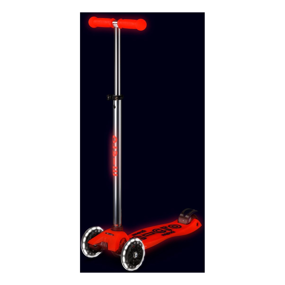 large Maxi Micro Deluxe Glow LED Aura Red 11