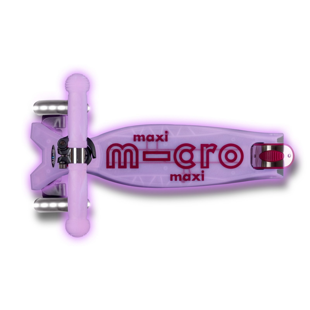 large Maxi Micro Deluxe Glow LED Bright Purple
