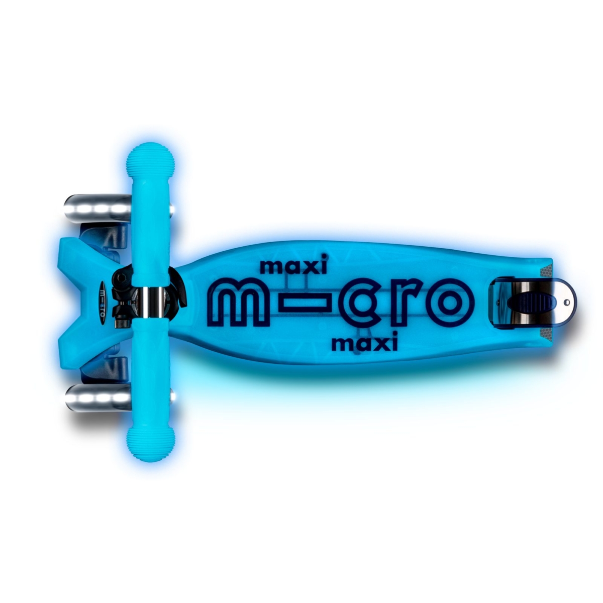 large Maxi Micro Deluxe Glow LED Crystal Blue 14