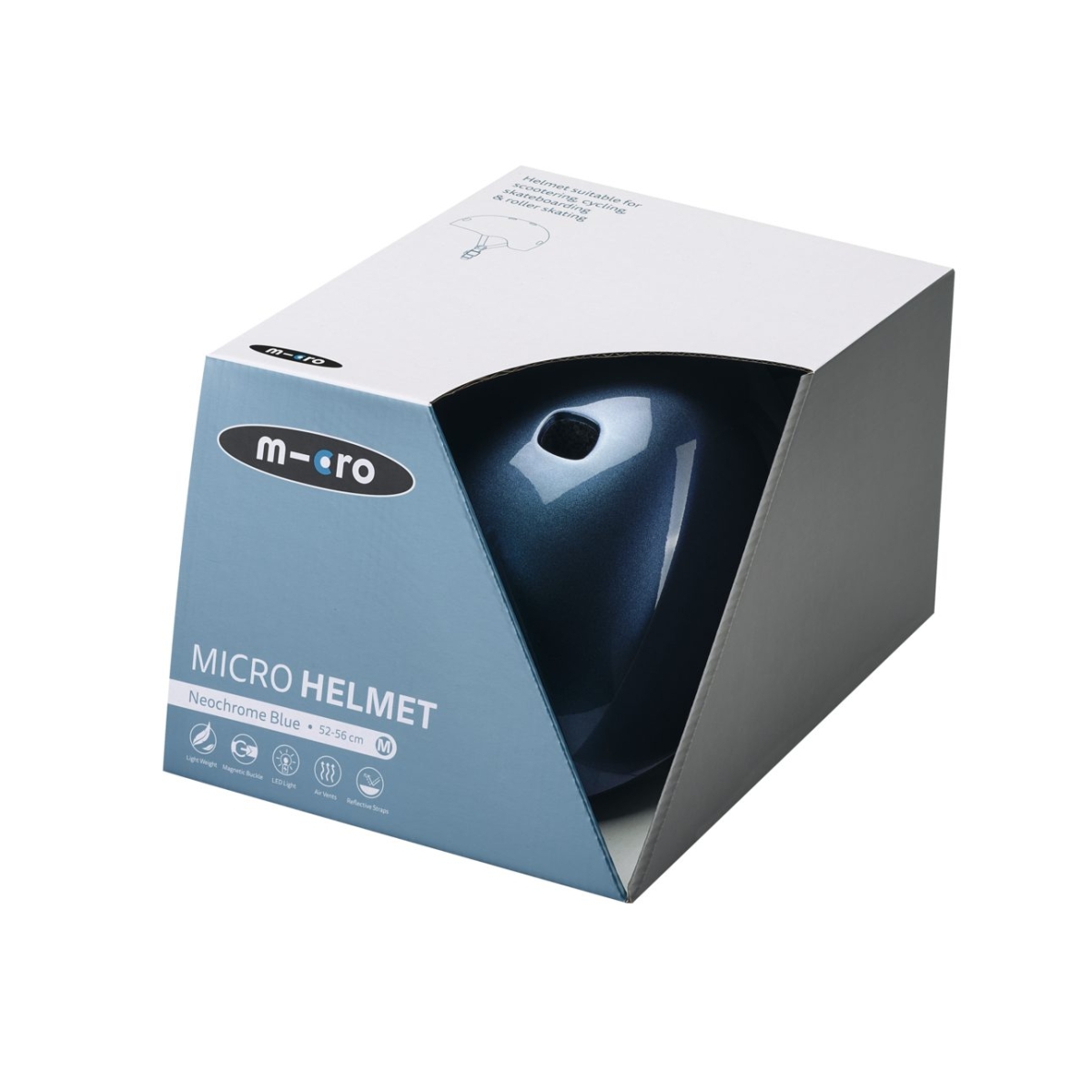 large Micro Helmet Neochrome Blue 1