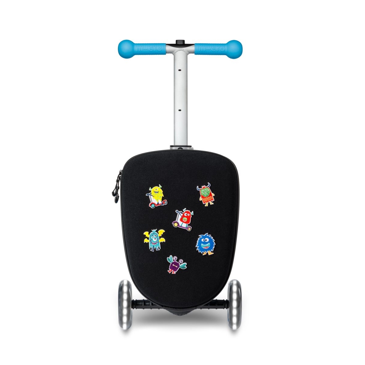 large Micro Scooter Luggage Junior Patch Play Blue 10