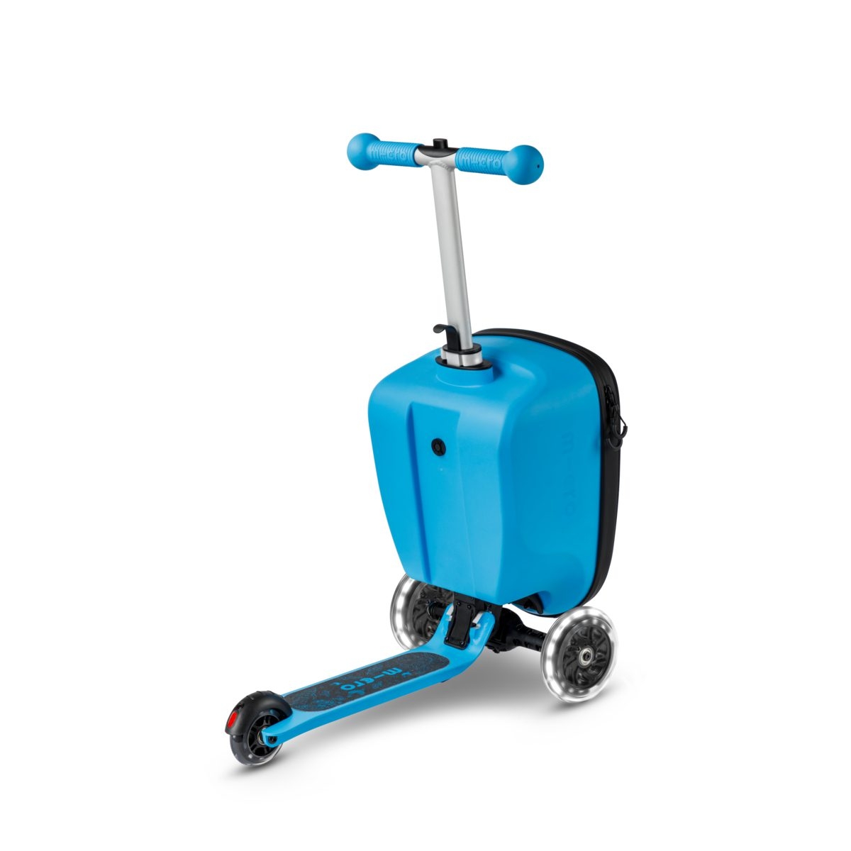 large Micro Scooter Luggage Junior Patch Play Blue 14