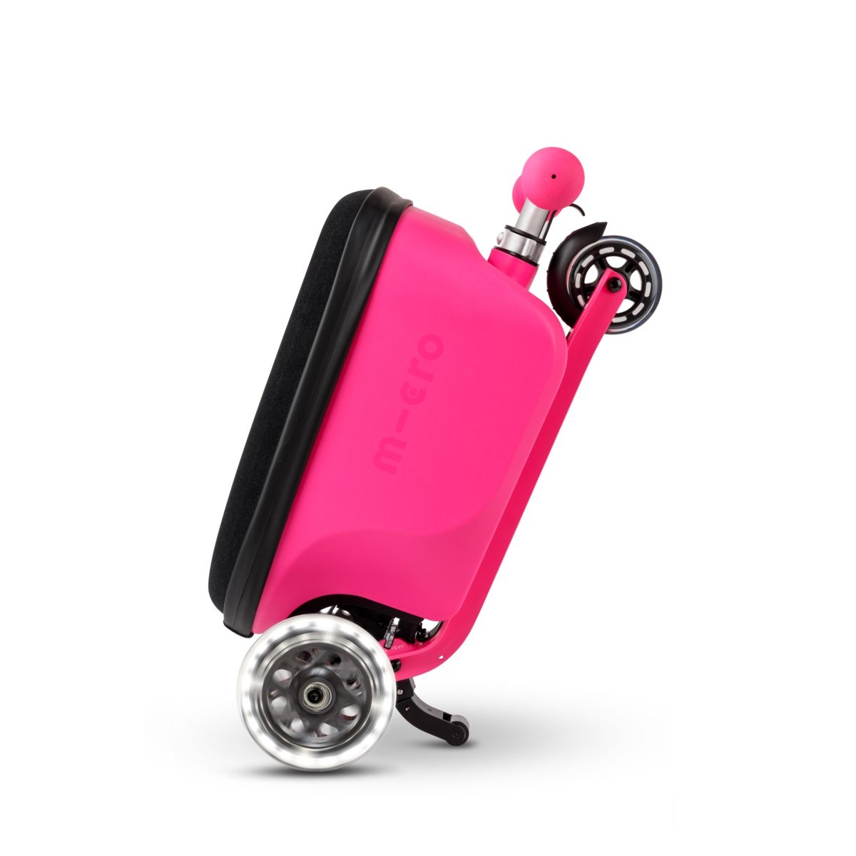 large Micro Scooter Luggage Junior Patch Play Pink 1
