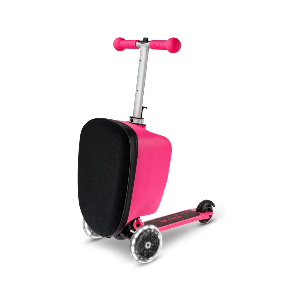 large Micro Scooter Luggage Junior Patch Play Pink 2