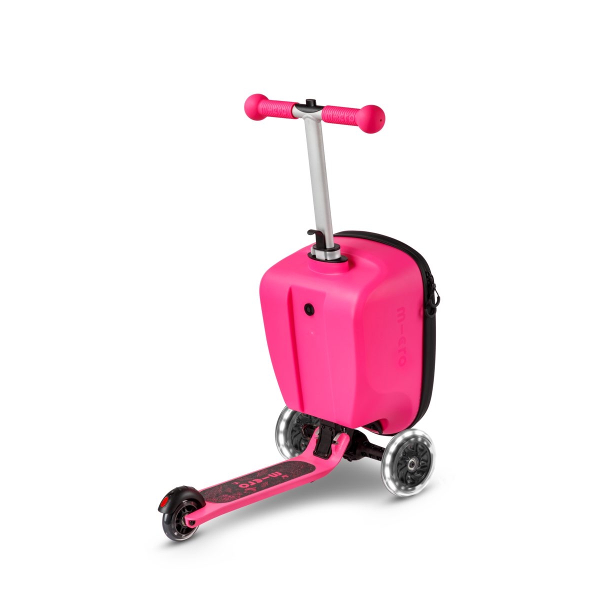 large Micro Scooter Luggage Junior Patch Play Pink 4