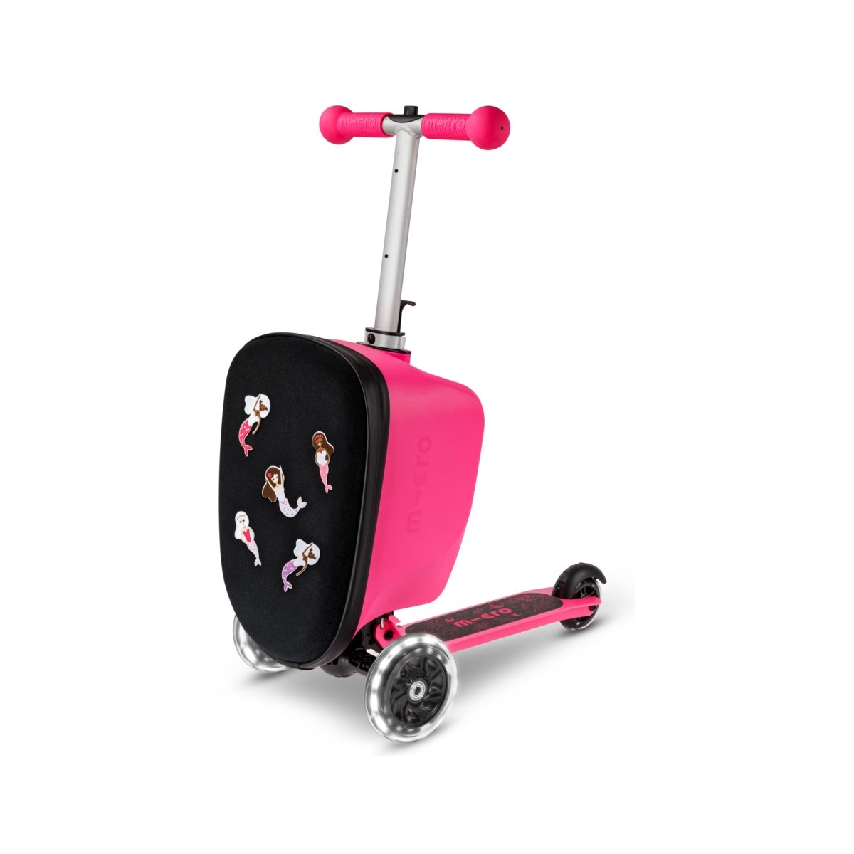 large Micro Scooter Luggage Junior Patch Play Pink 7 1