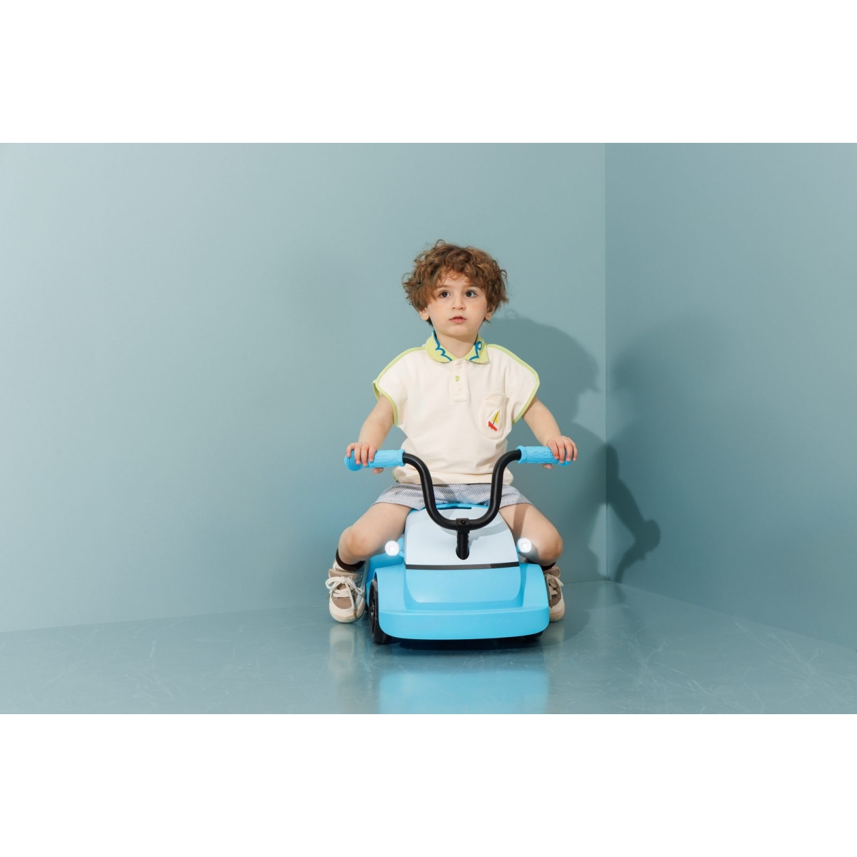large Mini Microlino Blue