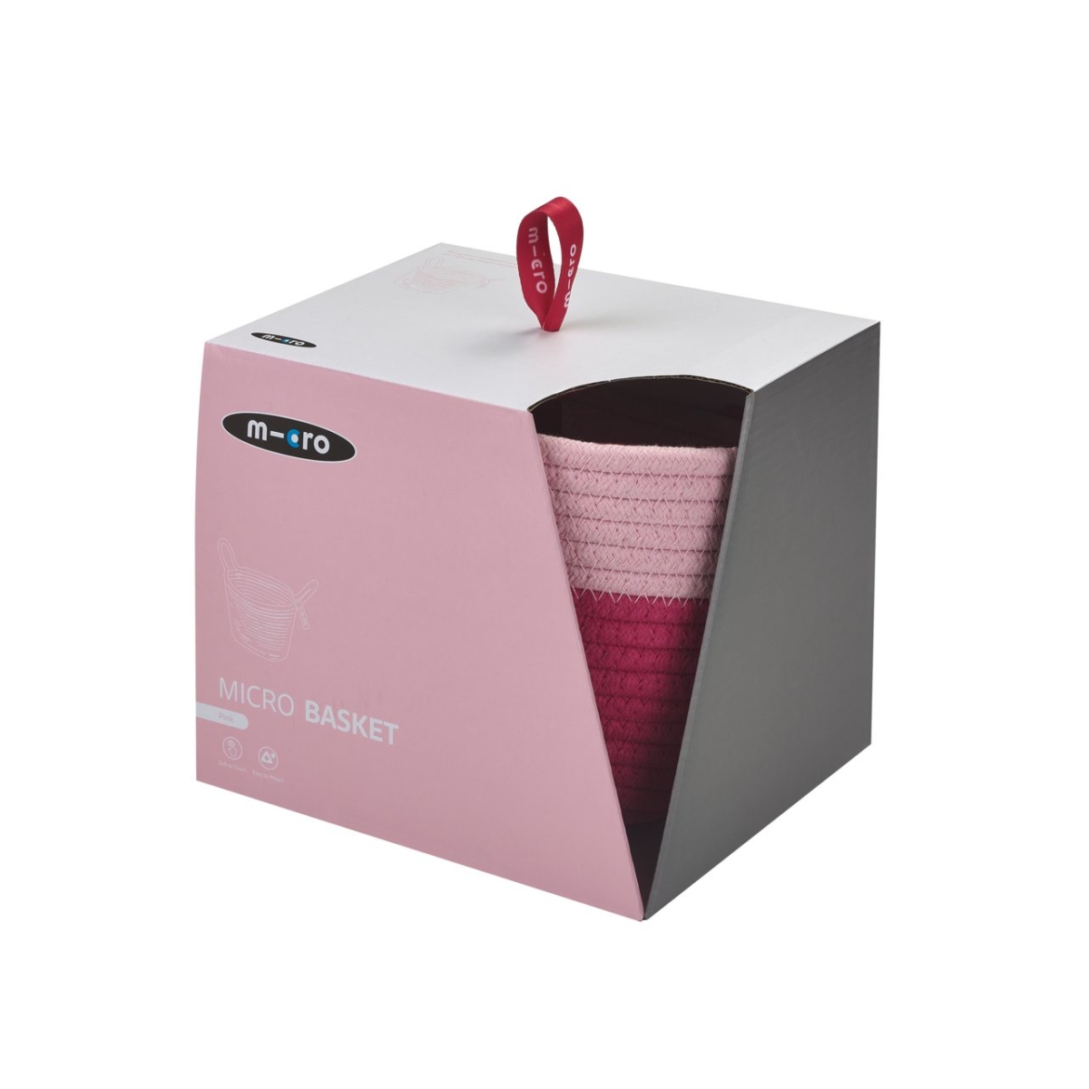 large Micro Basket Pink 1