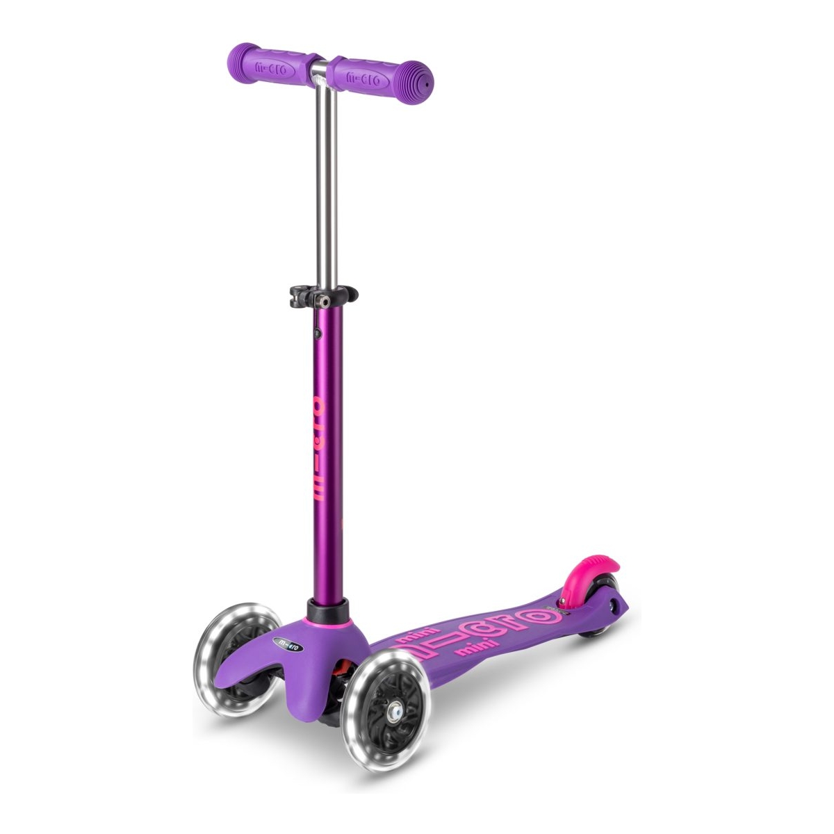large Mini Micro Deluxe LED Purple Pink