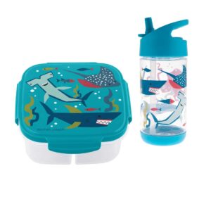 Stephen Joseph Snack Container With Ice Pack and Water Bottle Bundle
