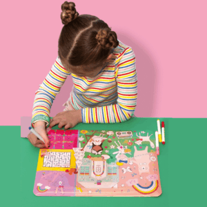 Floss and Rock Colouring Fun & Games Mat