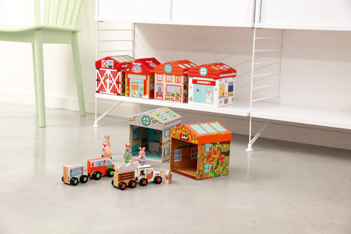 Scratch Preschool Play House Box 2 in 1