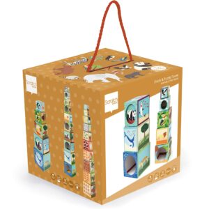 Scratch Europe Animals Stacking Tower and Play Box Set of 10