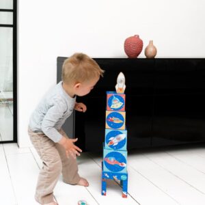 Scratch Europe Space Stacking Tower and Play Box Set of 5