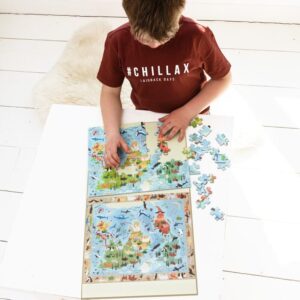 Scratch Europe Magnetic Jigsaw Puzzle World Discovery