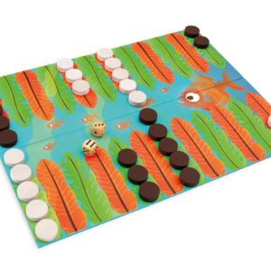 Scratch Europe Piranha Race / Junior Backgammon Game
