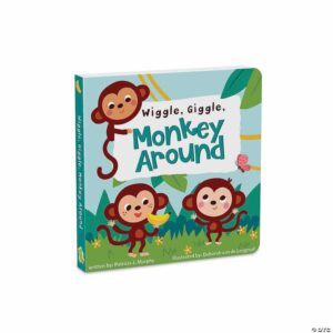 Peaceable Kingdom Monkey Around Giggle Wiggle Board Book