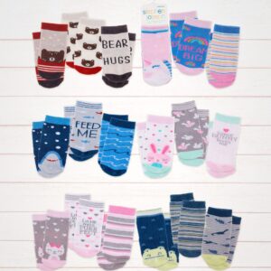 Stephen Joseph Baby Socks 3 Pack (Hanging)