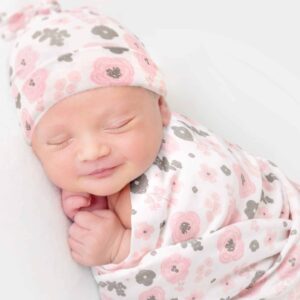 Stephen Joseph Bamboo Blanket & Beanie Set