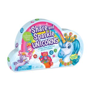 Peaceable Kingdom Share and Sparkle Unicorns Cooperative Game