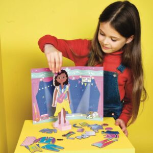 Floss & Rock Wooden Magnetic Dress Up Doll